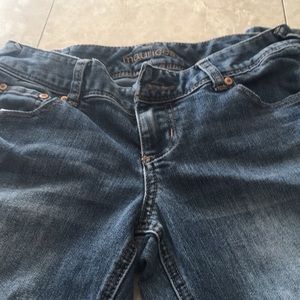 Maurices flared leg blue jeans